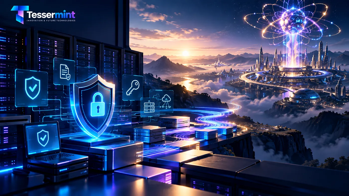 Infraestructura digital protegida por criptografía poscuántica frente al horizonte cuántico